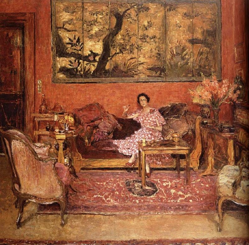 Edouard Vuillard Heng oakes curled madam Germany oil painting art
